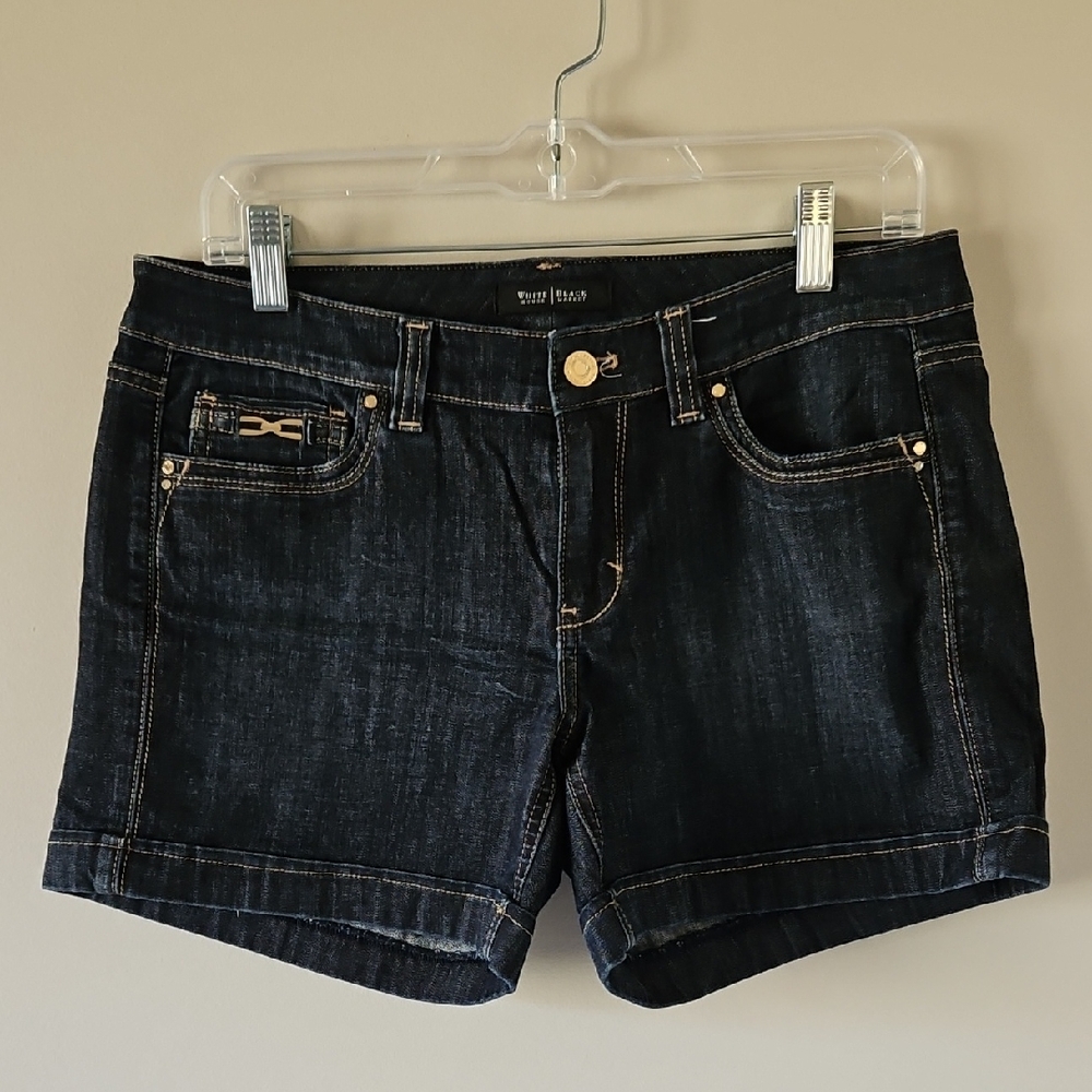 White House Black Market Dark Denim Jean Shorts